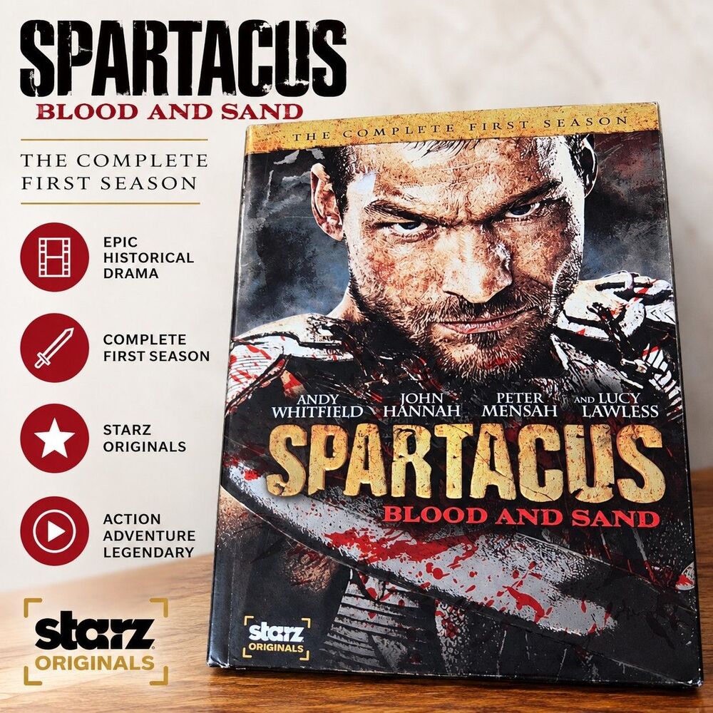 Spartacus Blood and Sand Complete First Season DVD 4-Disc Set 2010